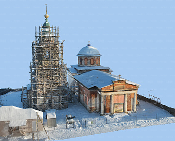 3D-модель здания церкви (вид&nbsp;3)
