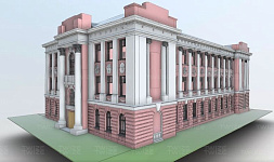 3D-сканирование здания «Городского училища» в г. Саратов