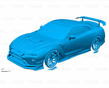 Облако точек автомобиля (вид&nbsp;2)