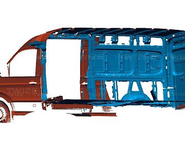3D‑модель кузова автомобиля (вид&nbsp;3)