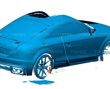 3D‑модель кузова автомобиля (вид&nbsp;2)