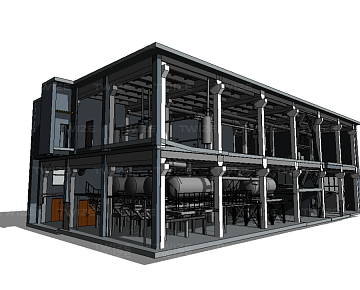 3D-модель в Revit (вид&nbsp;1)