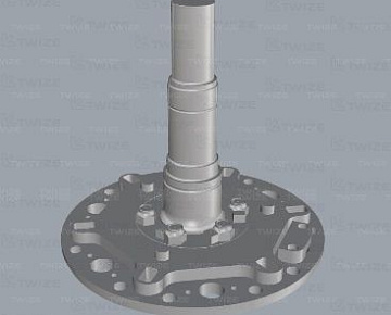 3D‑модель ротора (вид&nbsp;1)