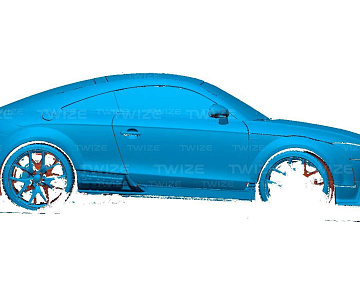 3D‑модель кузова автомобиля (вид&nbsp;3)