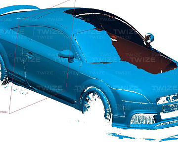 3D‑модель кузова автомобиля (вид&nbsp;1)