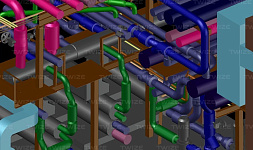 3D-сканирование технических помещений торгового центра